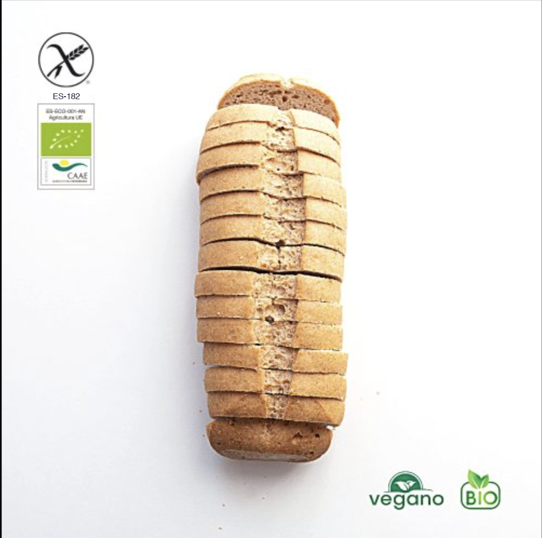Pan Payés de Trigo Sarraceno BIO Sin Gluten con Sirope de Agave