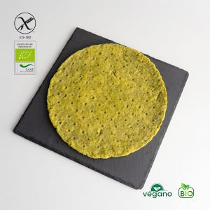 Base de Pizza con Brócoli, Sarraceno, Cúrcuma y Jengibre BIO Sin Gluten