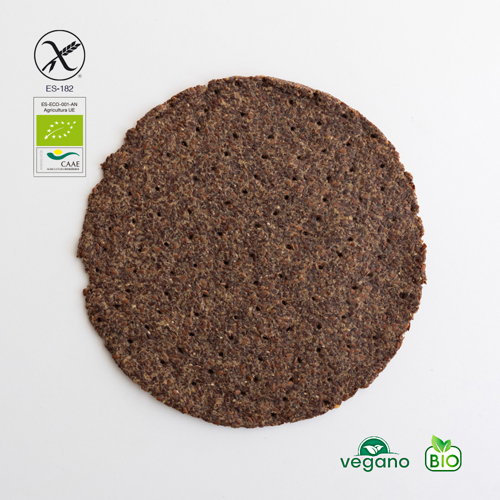 Base de Pizza con Chia, Lino, Proteína de Girasol BIO Sin Gluten