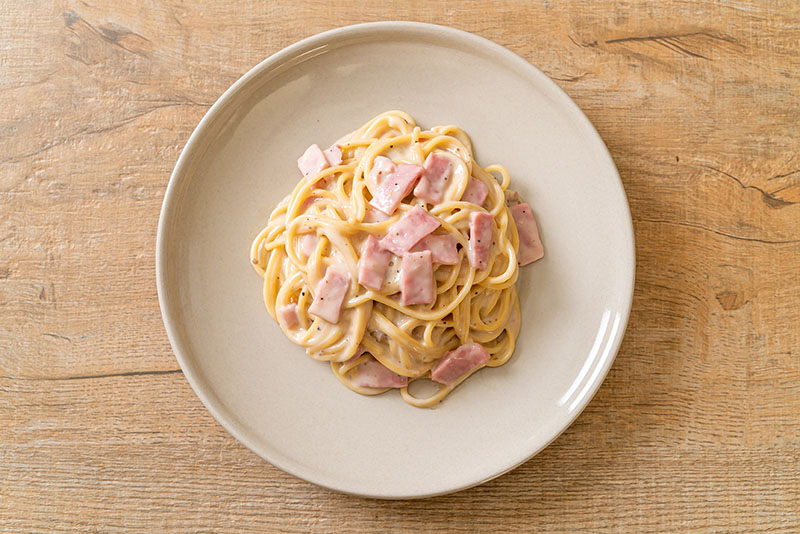 Espaguetis a la carbonara sin gluten – Receta